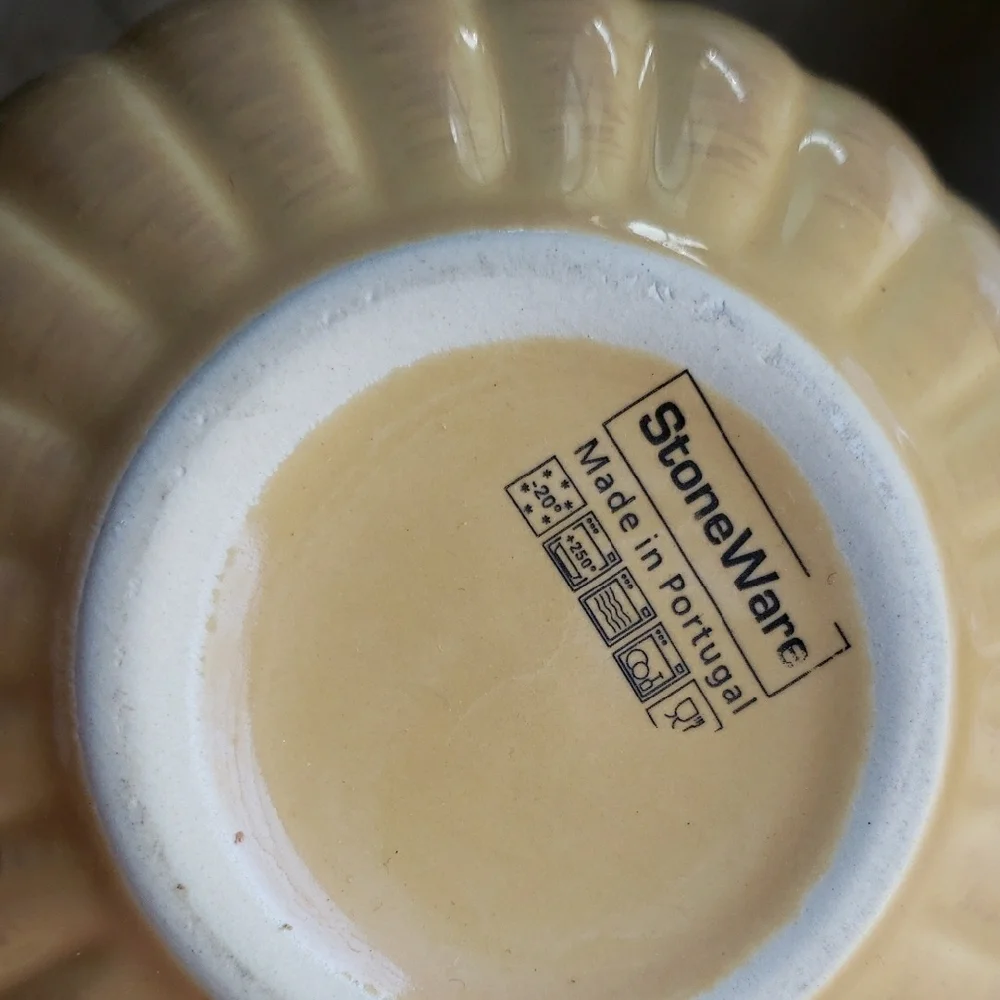 Sunny Yellow Ceramic Mixing Bowl